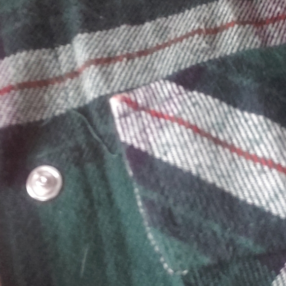 Atmosphere Button Down Flannel Top - Picture 7 of 7